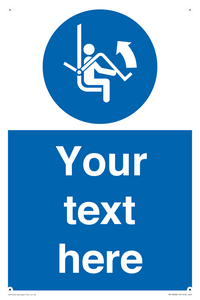 Custom Mandatory: Open safety bar of chairlift